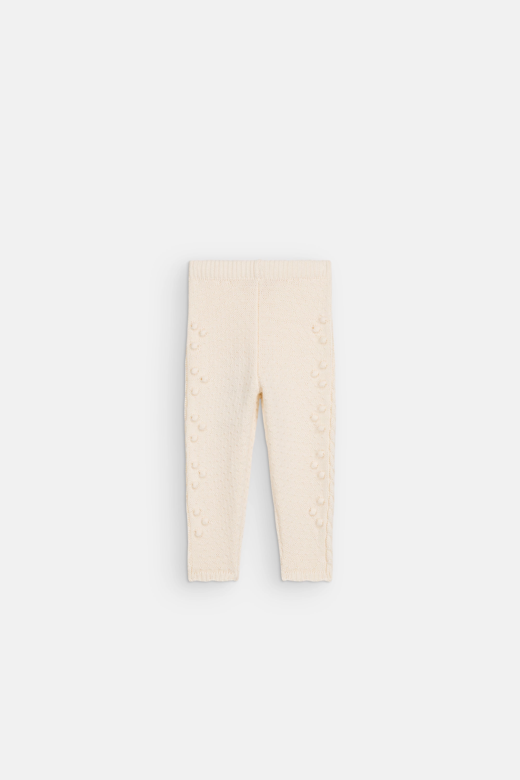 Louise Misha Baby Moldavia Ribbed Knit Leggings – Cream