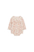 Louise Misha Chouchou Corduroy Romper in Cream, product view