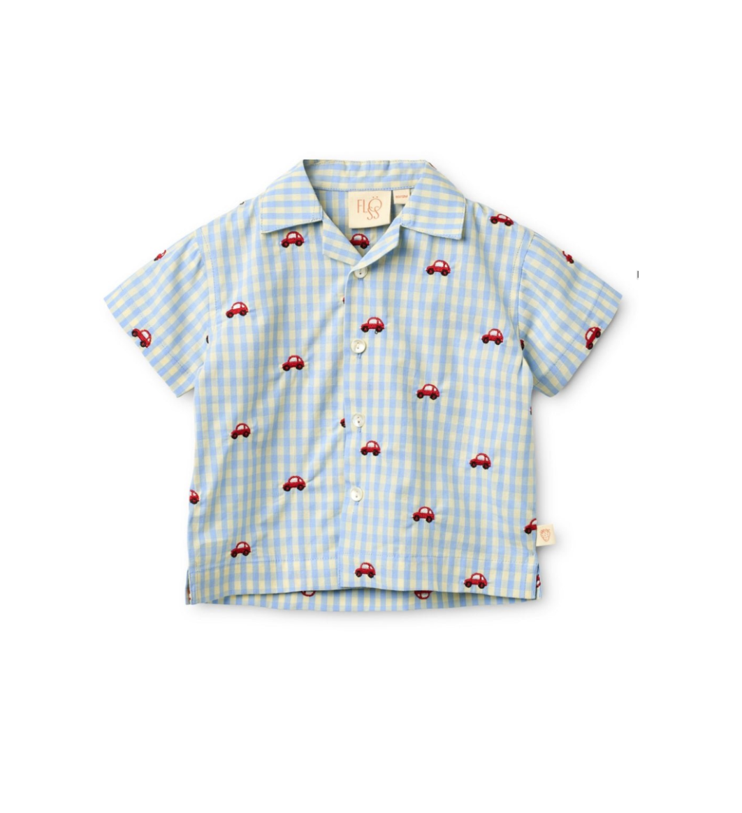 Flöss Albert Shirt - Blue Gingham