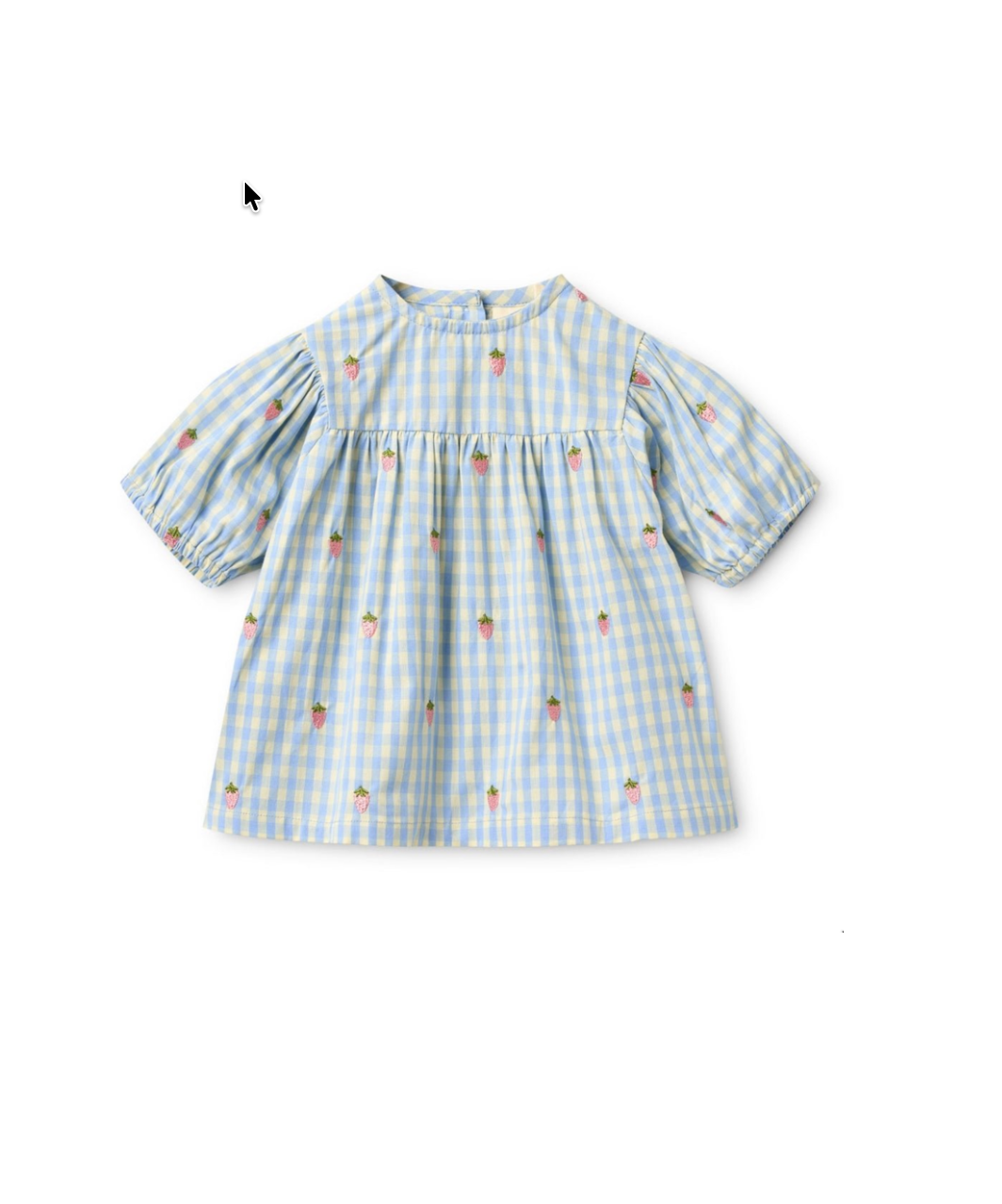 Flöss Mille Blouse - Sky Berry Gingham
