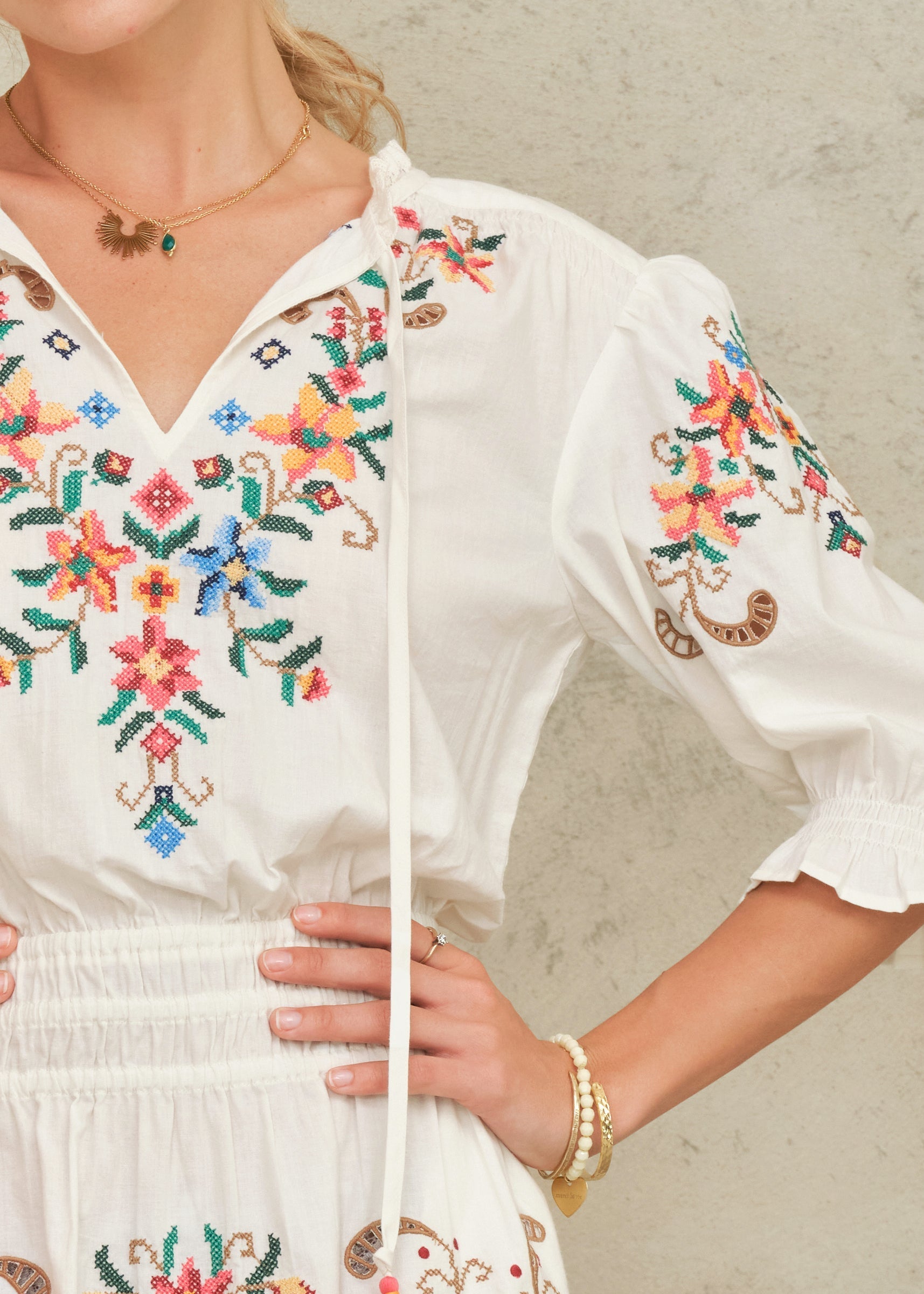 M.A.B.E Gracie Midi Dress - Multi