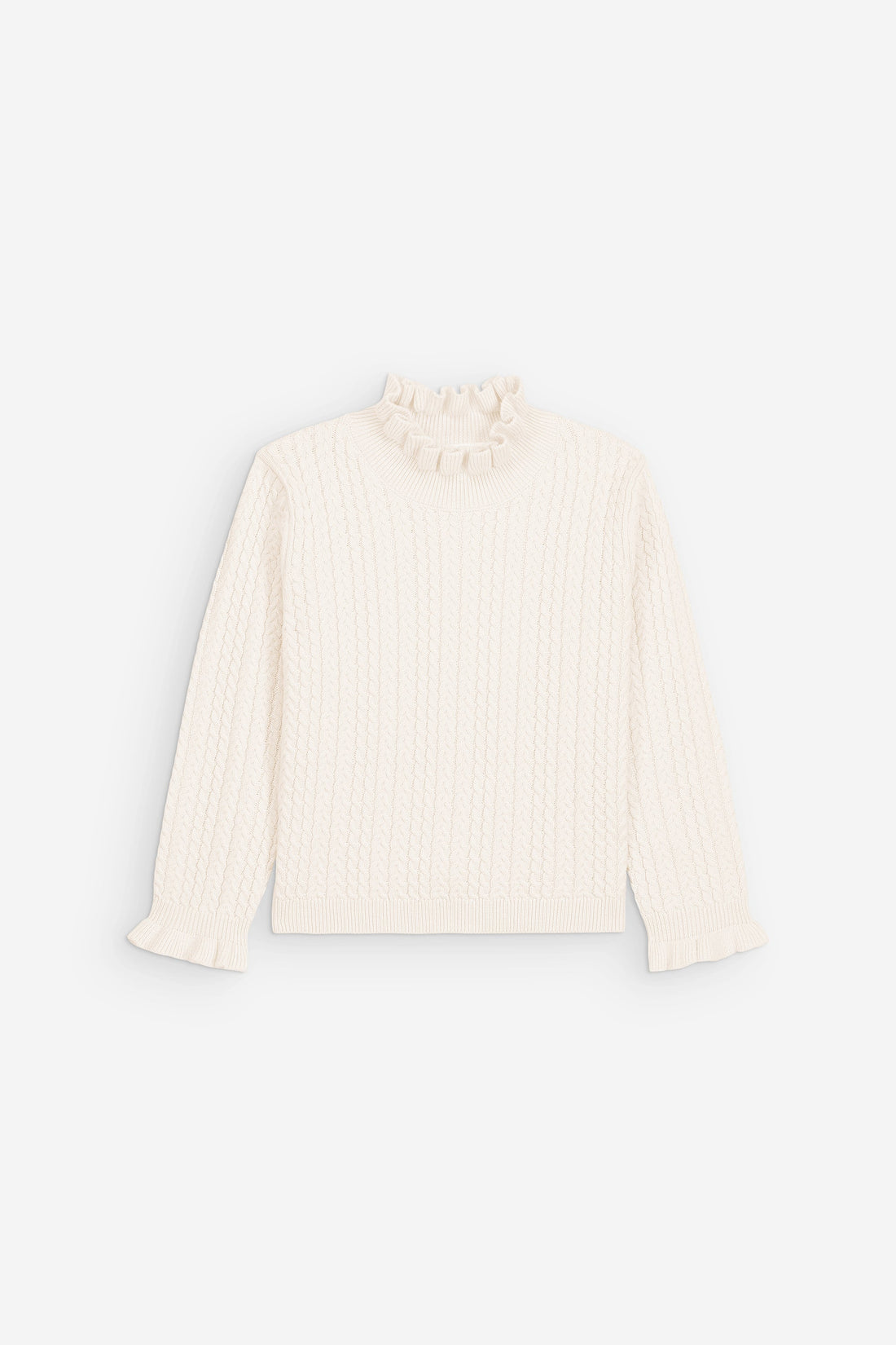 Louise Misha Java Twisted Knit Sweater – Cream