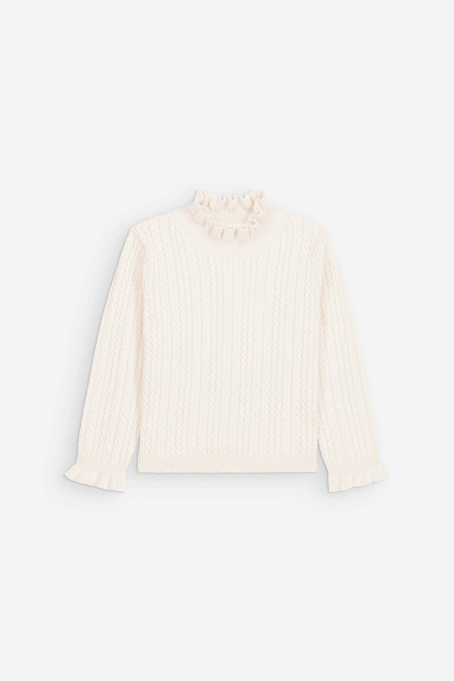 Louise Misha Java Twisted Knit Sweater – Cream