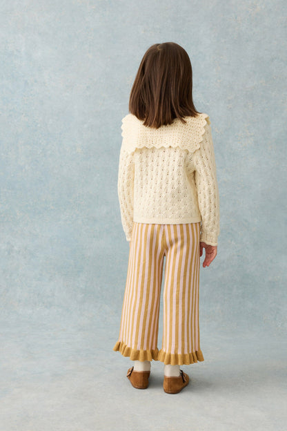 Louise Misha Anouchka Cardigan in Cream, outfit view