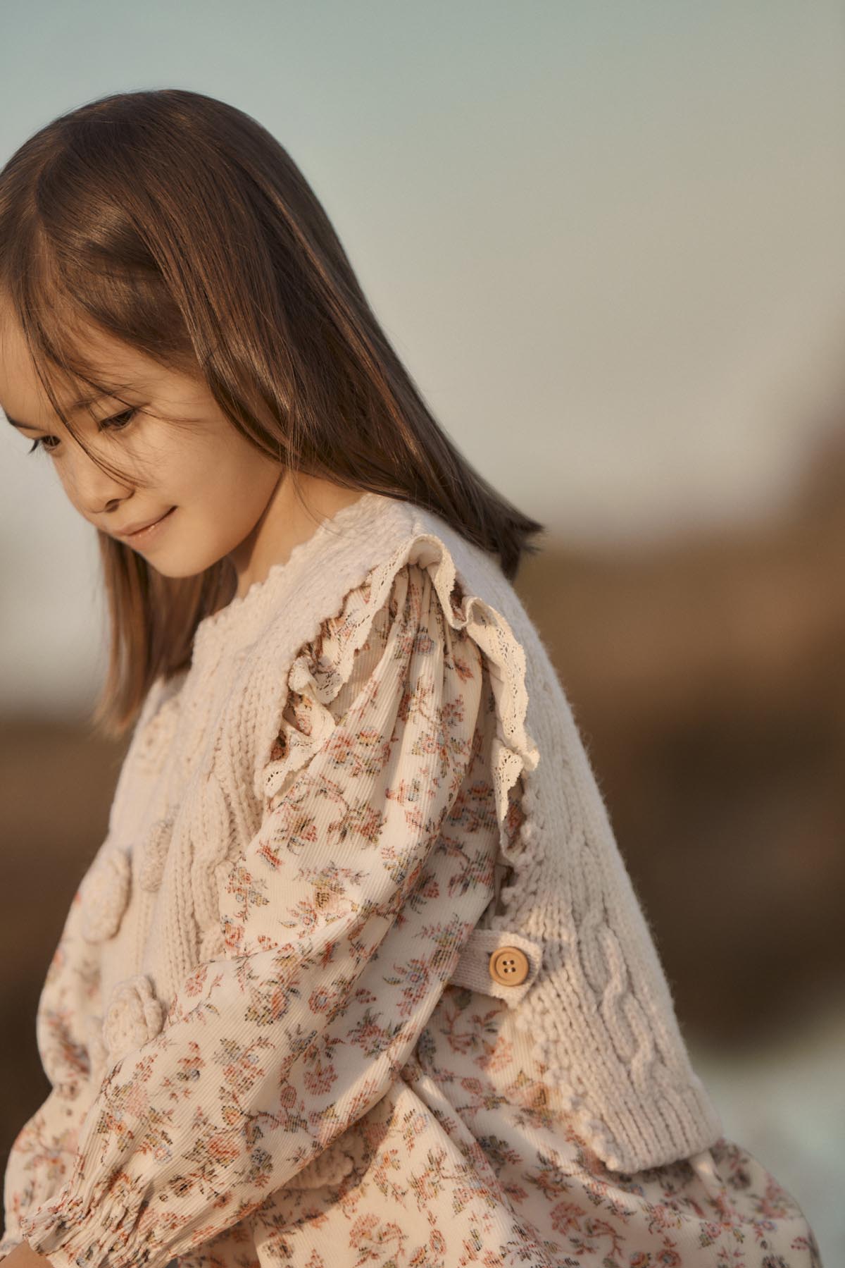 Louise Misha Irina Knit Vest – Cream