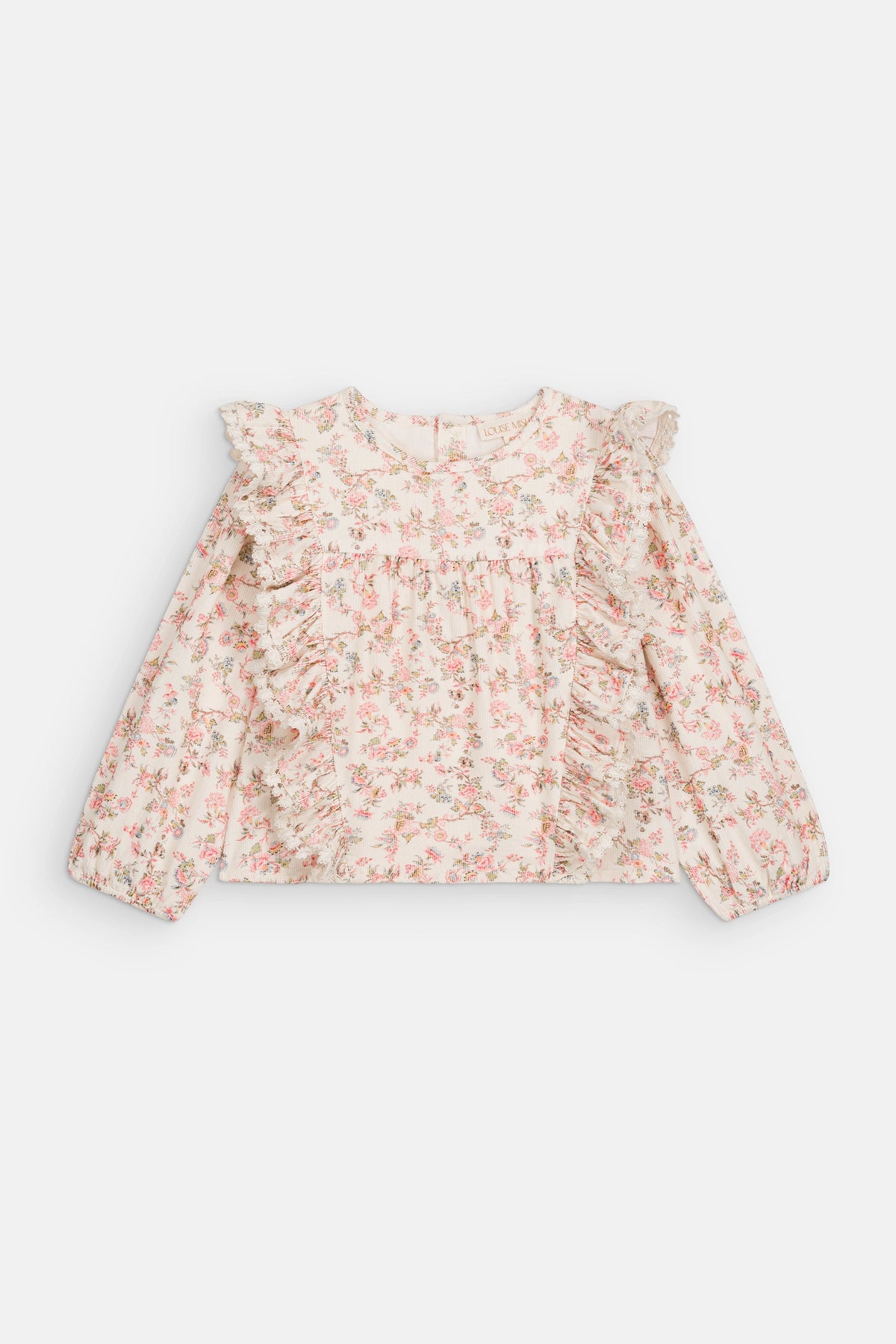 Louise Misha Bella Blouse in Carnation Vale Cream, product view