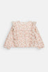 Louise Misha Bella Blouse in Carnation Vale Cream, product view
