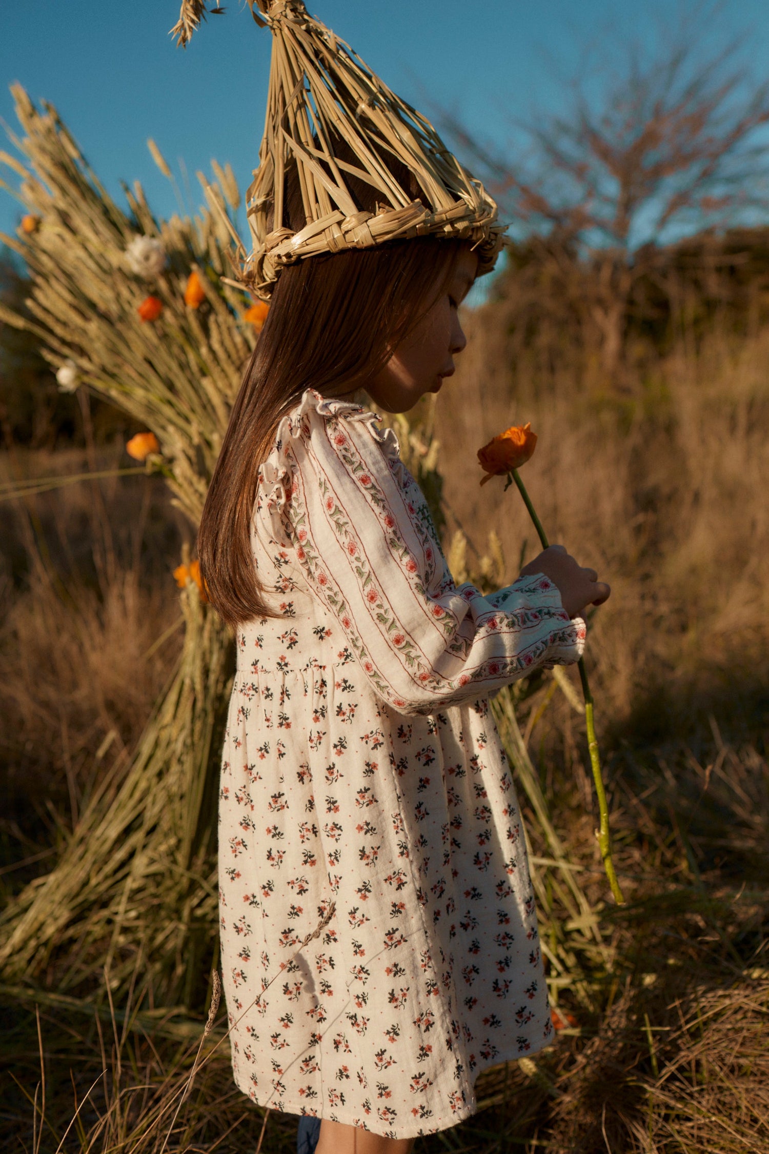 Louise Misha Saralina Smocked Dress – Floral Print