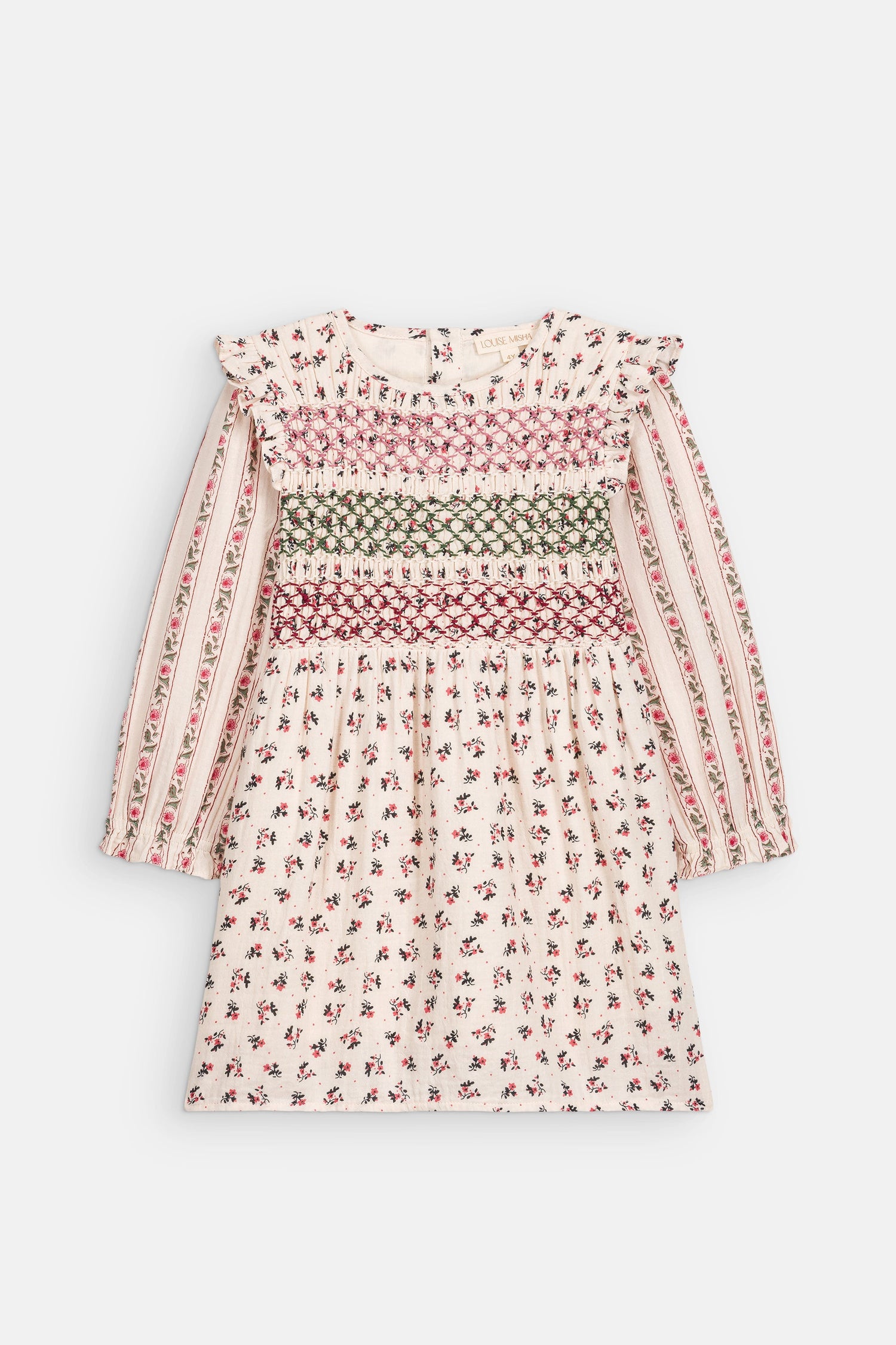 Louise Misha Saralina Smocked Dress – Floral Print