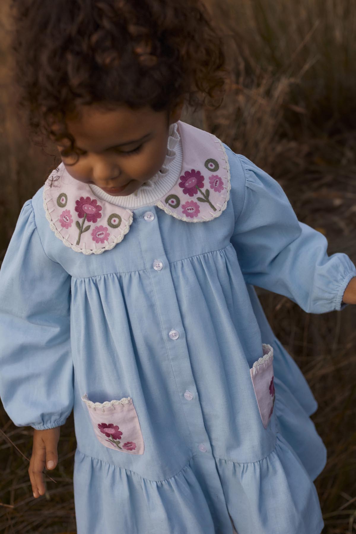 Louise Misha - Dress Ysee Baby Blue