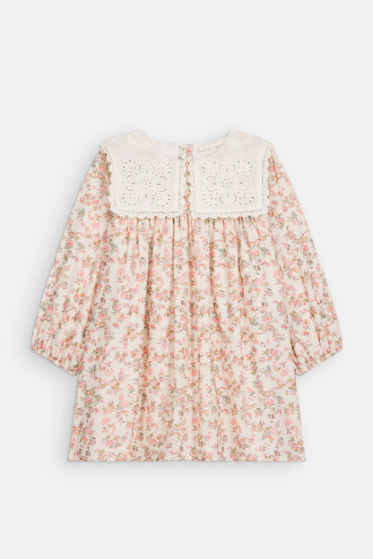 Louise Misha Arinola Dress in Carnation Vale Cream, product detail
