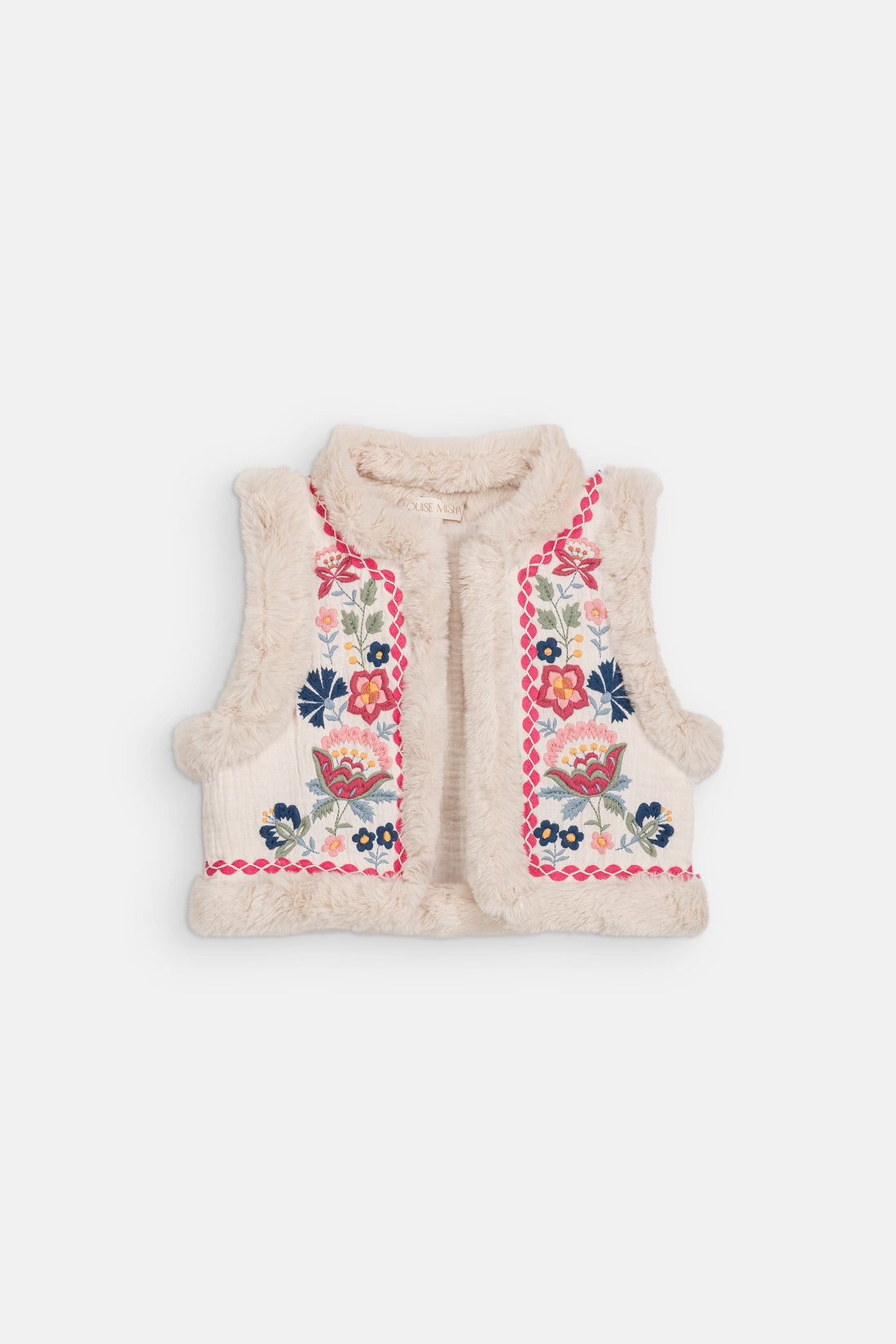 Louise Misha Librana Reversible Vest - Cream