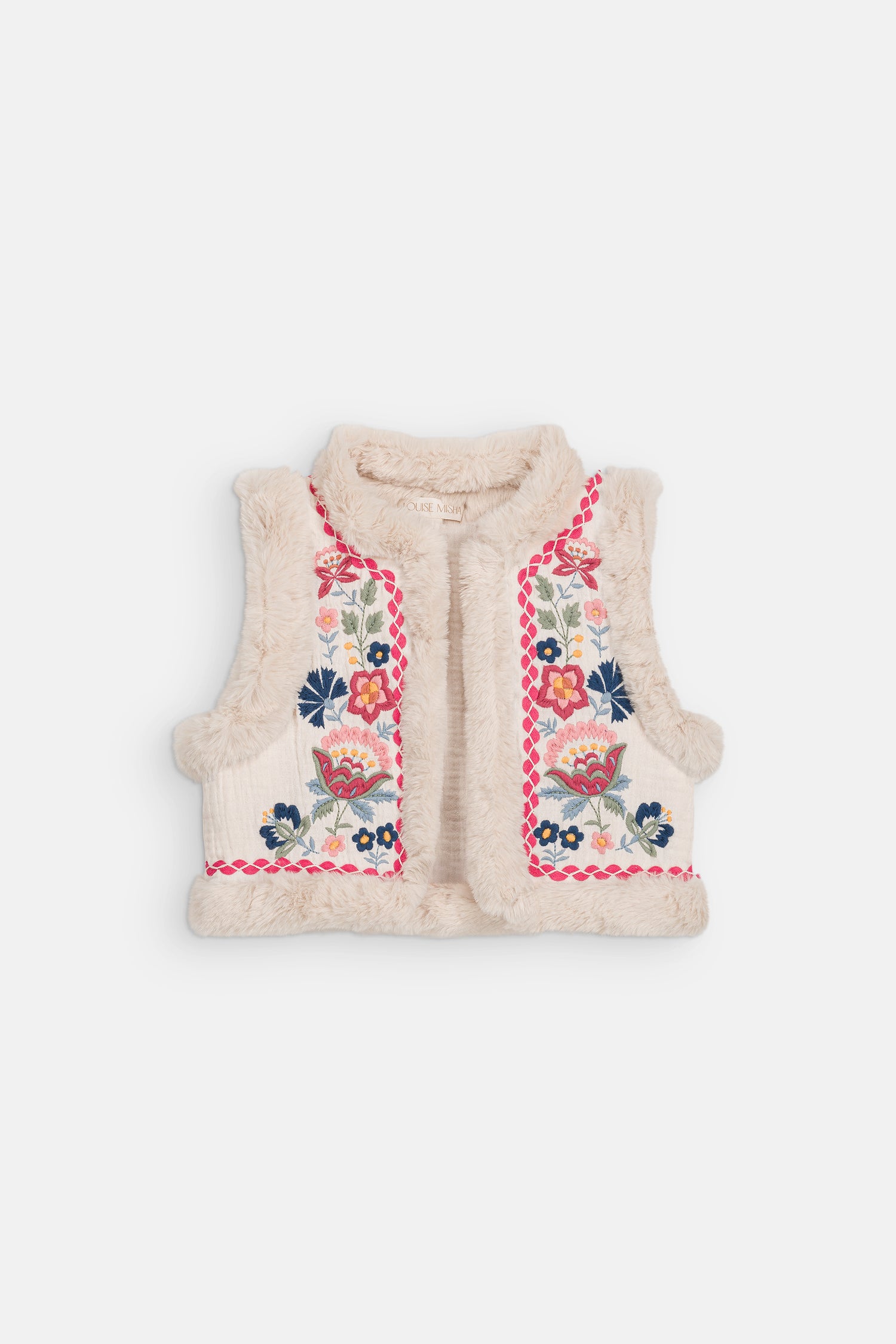 Drop 2 Louise Misha Librana Reversible Vest - Cream