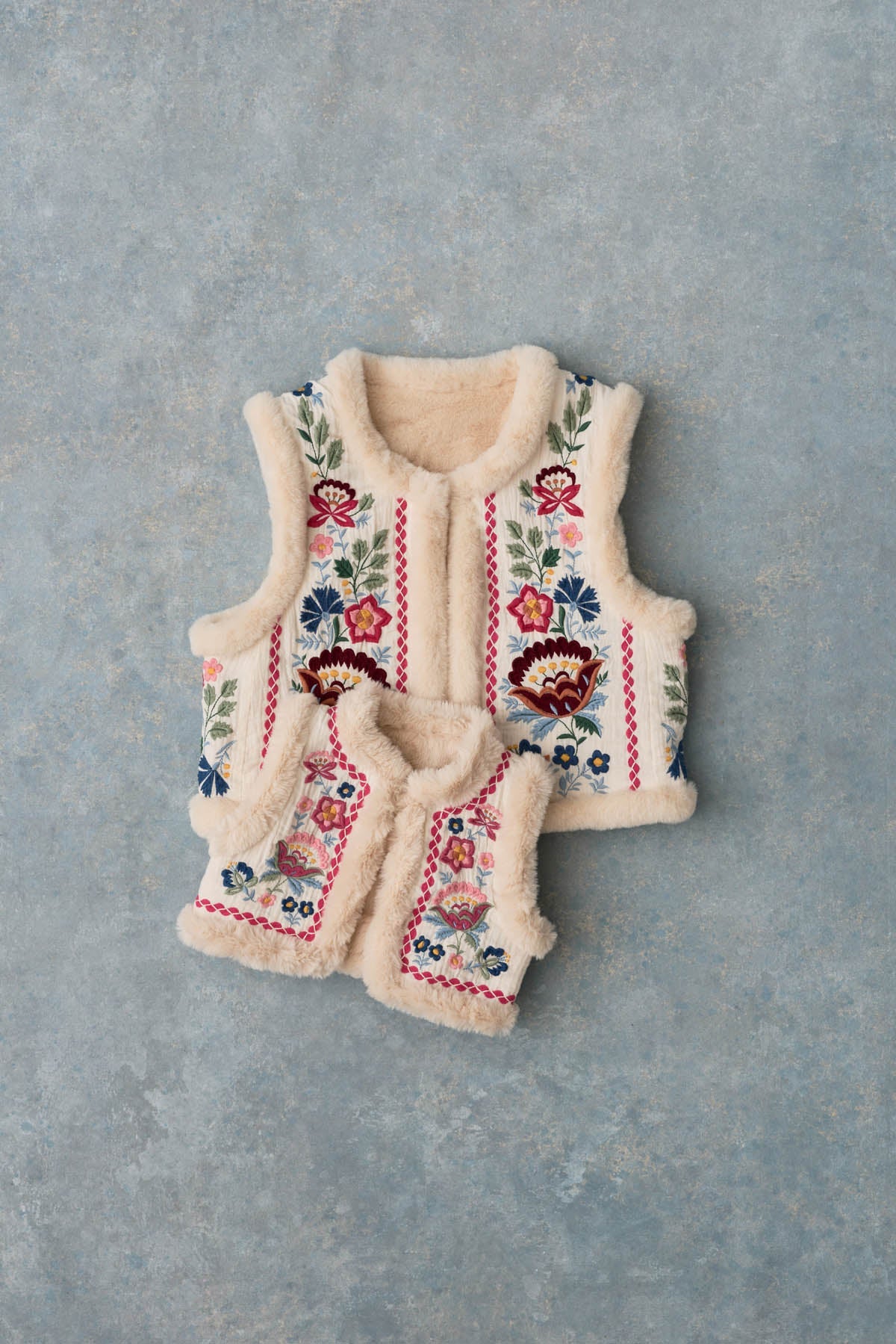 Drop 2 Louise Misha Librana Reversible Vest - Cream