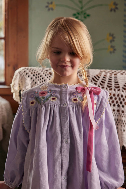 Louise Misha Anette Dress in Parma, embroidered detail