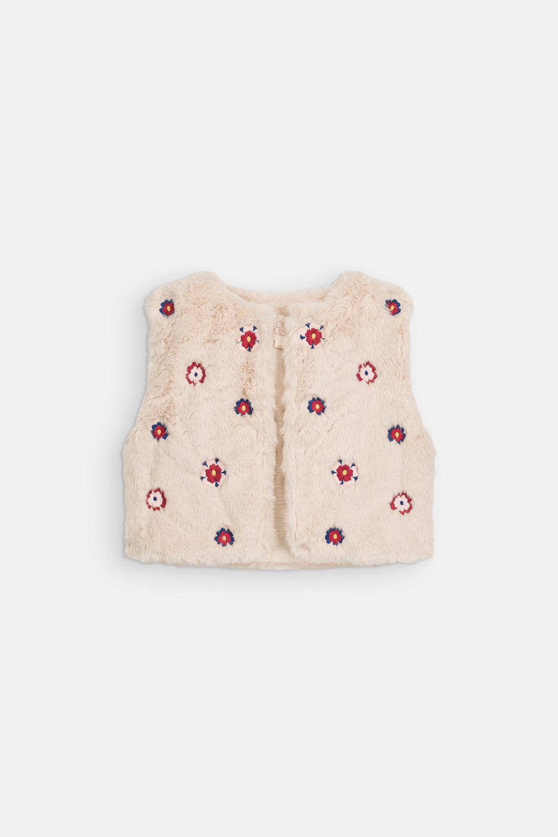 Louise Misha Liliou Faux Fur Vest - Cream