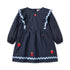 Flöss Hannah Dress in New Navy, front view