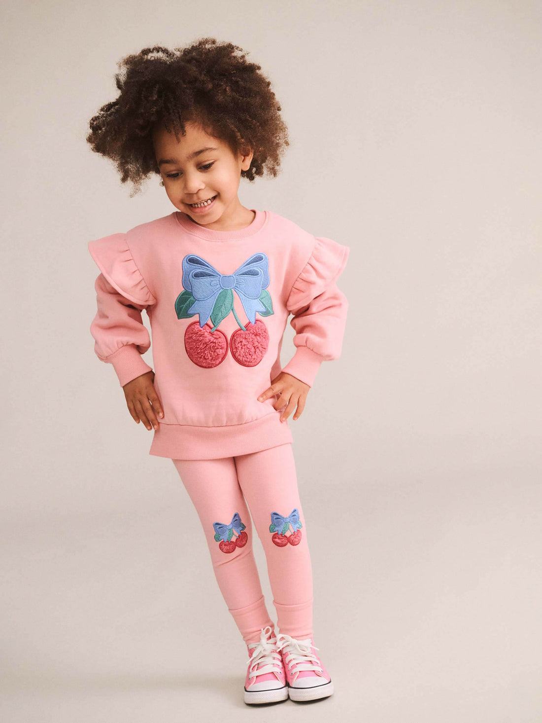Huxbaby Cherry Bow Sweatshirt