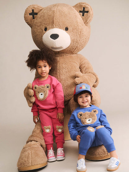 Huxbaby Cobalt Furry Huxbear Sweatpants outfit image