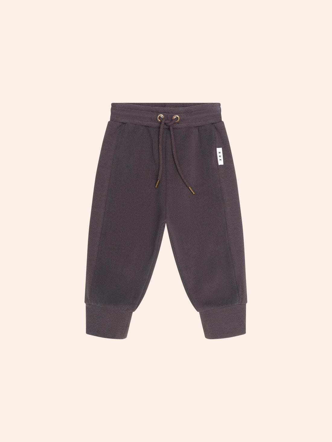 Huxbaby Soft Black Moto Trackpant