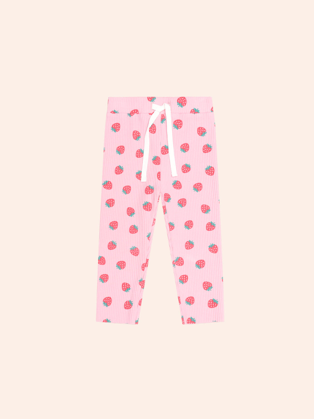 Huxbaby Strawberry Print Rib Legging