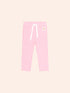 Huxbaby Strawberry Crème Rib Legging front view