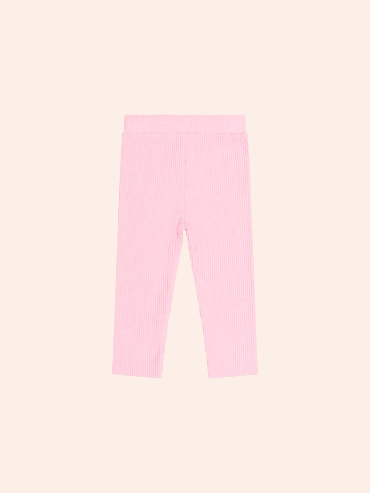Huxbaby Strawberry Crème Rib Legging back view
