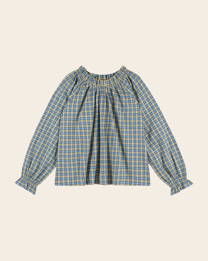Emile et Ida Campbell Check Oversized Blouse