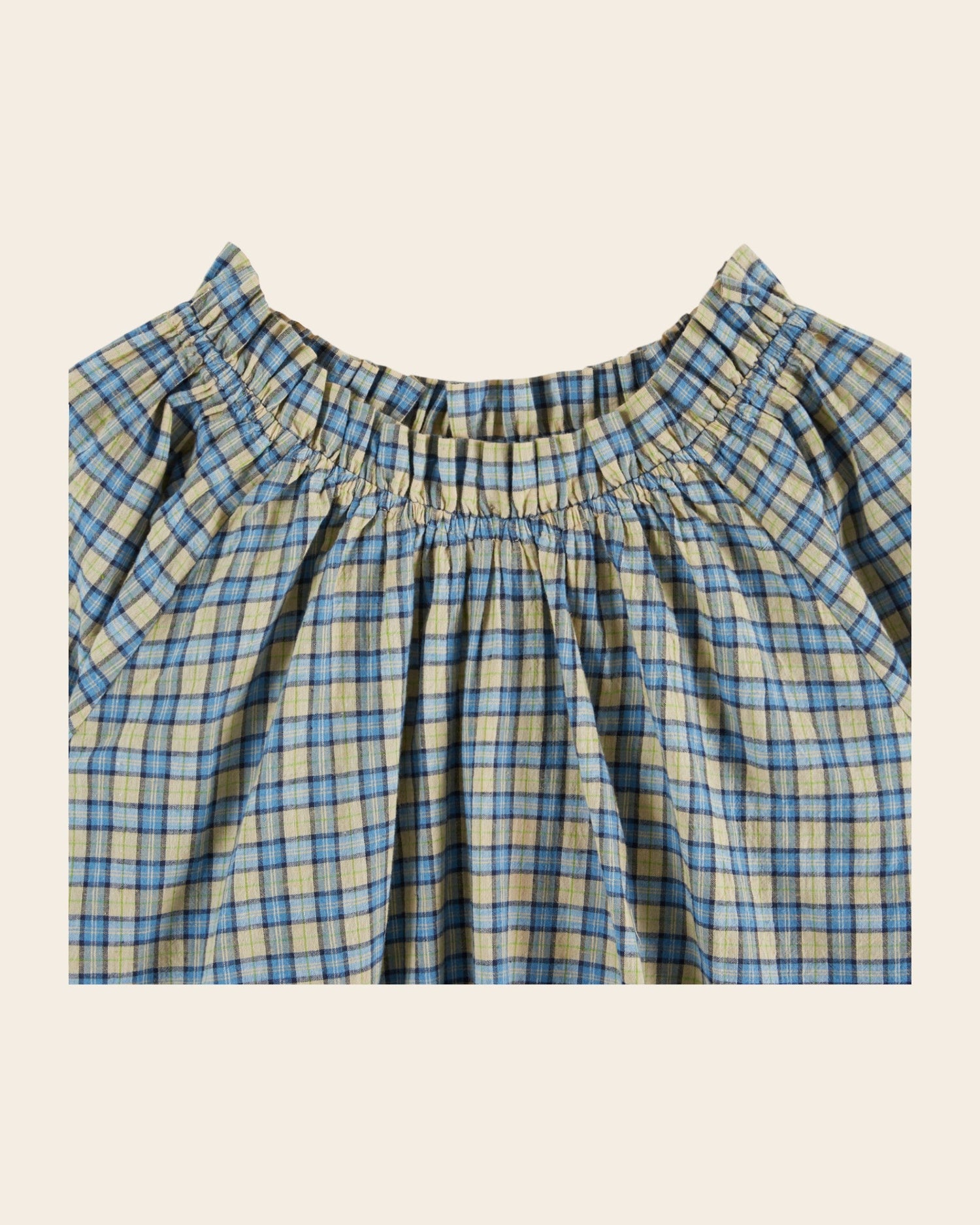 Emile et Ida Campbell Check Oversized Blouse