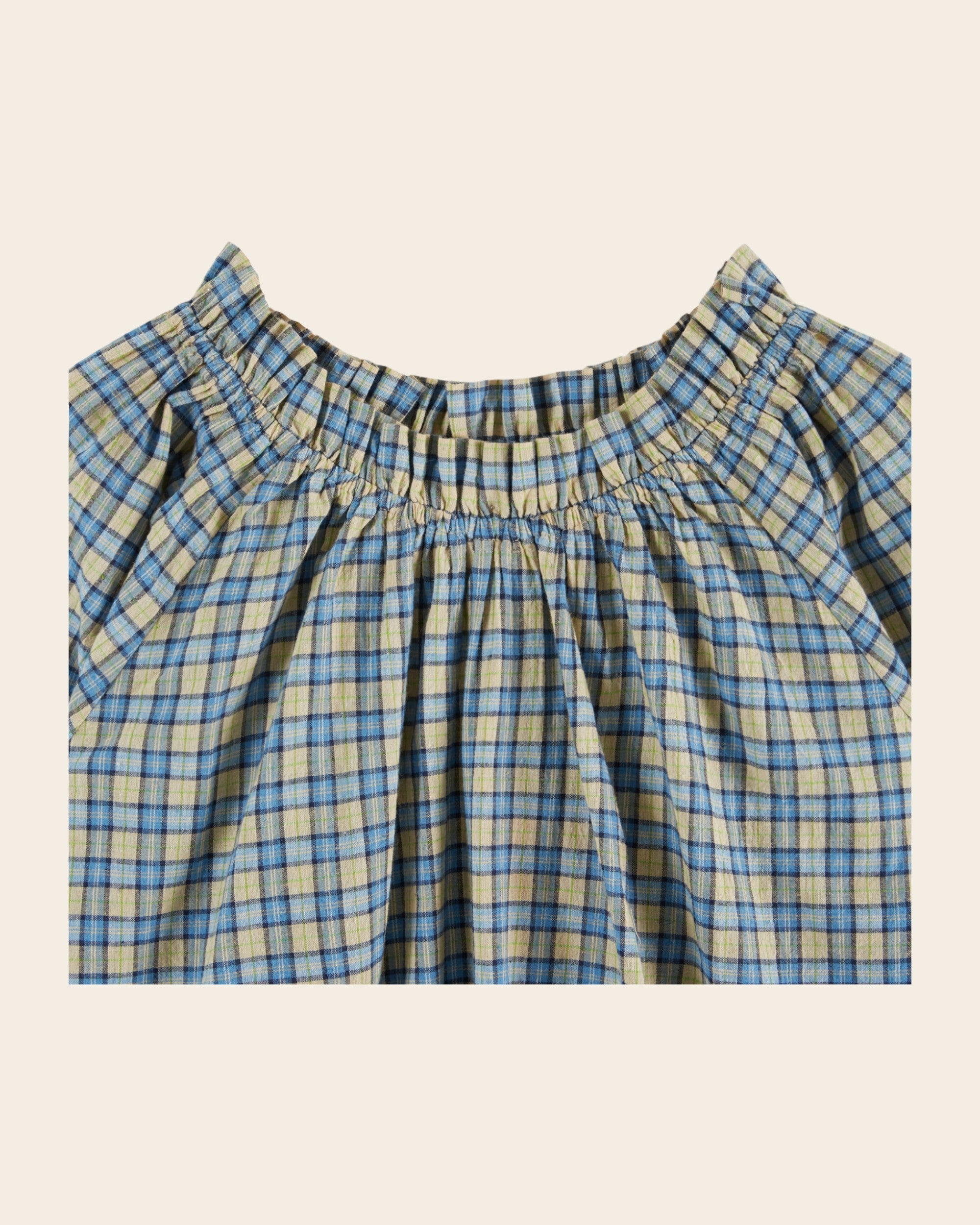 Emile et Ida Campbell Check Oversized Blouse