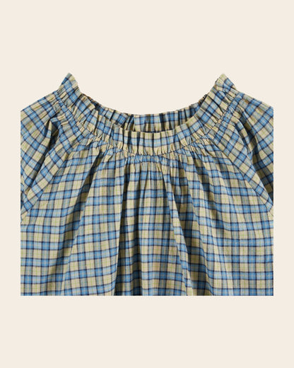Emile et Ida Campbell Check Oversized Blouse