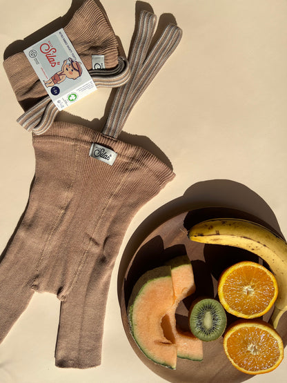 Silly Silas Shorty Light Brown Striped