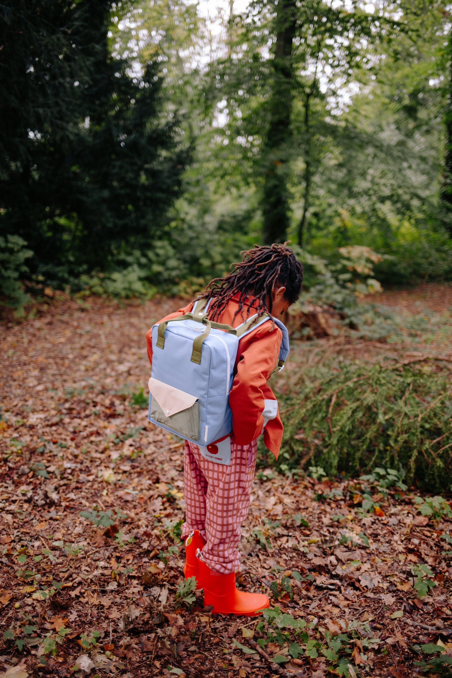 Sticky Lemon Medium Backpack – Envelope Cloud Blue