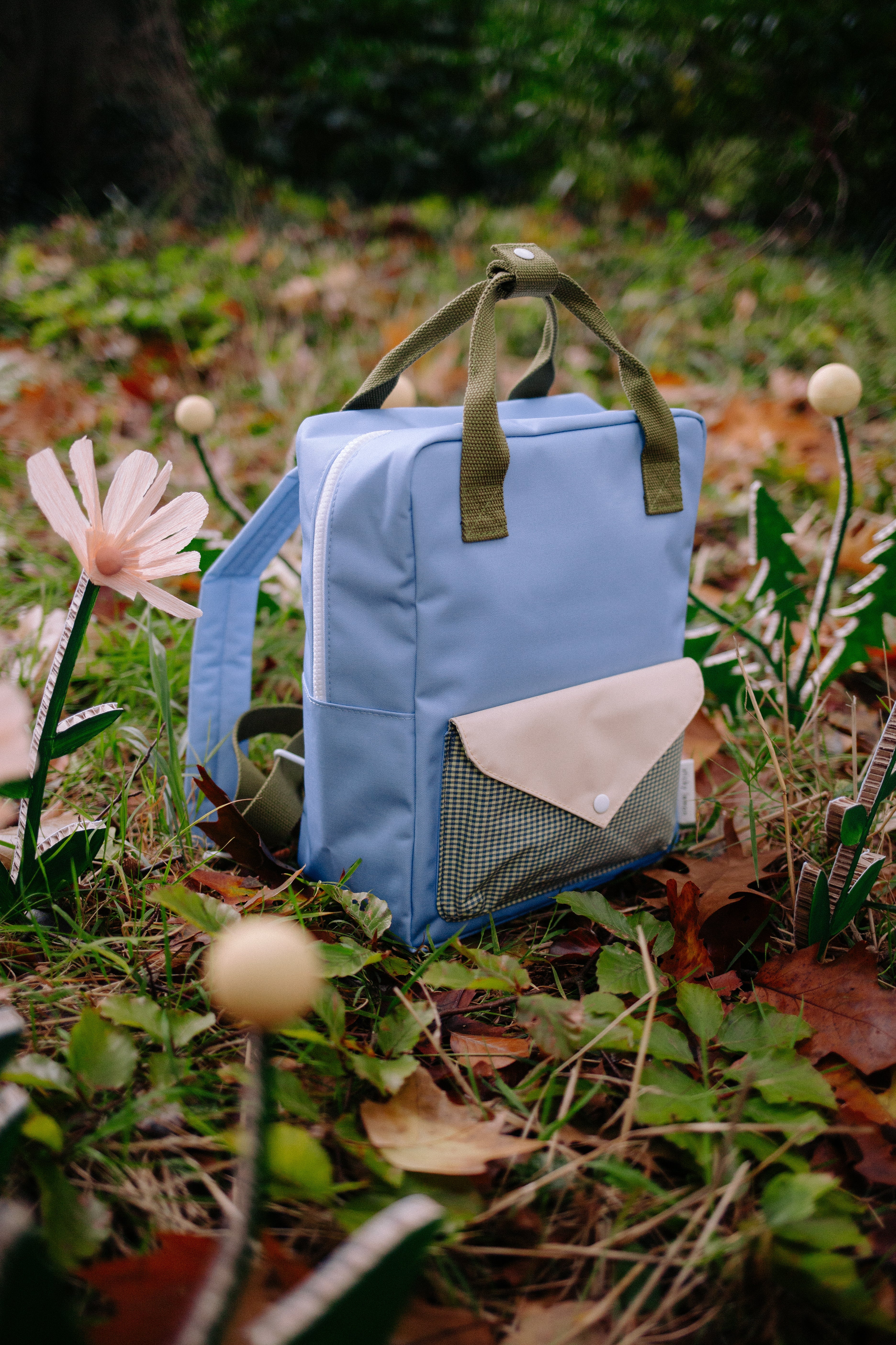 Sticky Lemon Medium Backpack – Envelope Cloud Blue