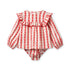 Flöss Joy Romper - Lace Stripe product view