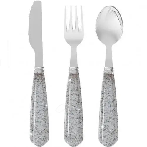 Konges Sløjd Glitter Cutlery Set | Sparkling Blue
