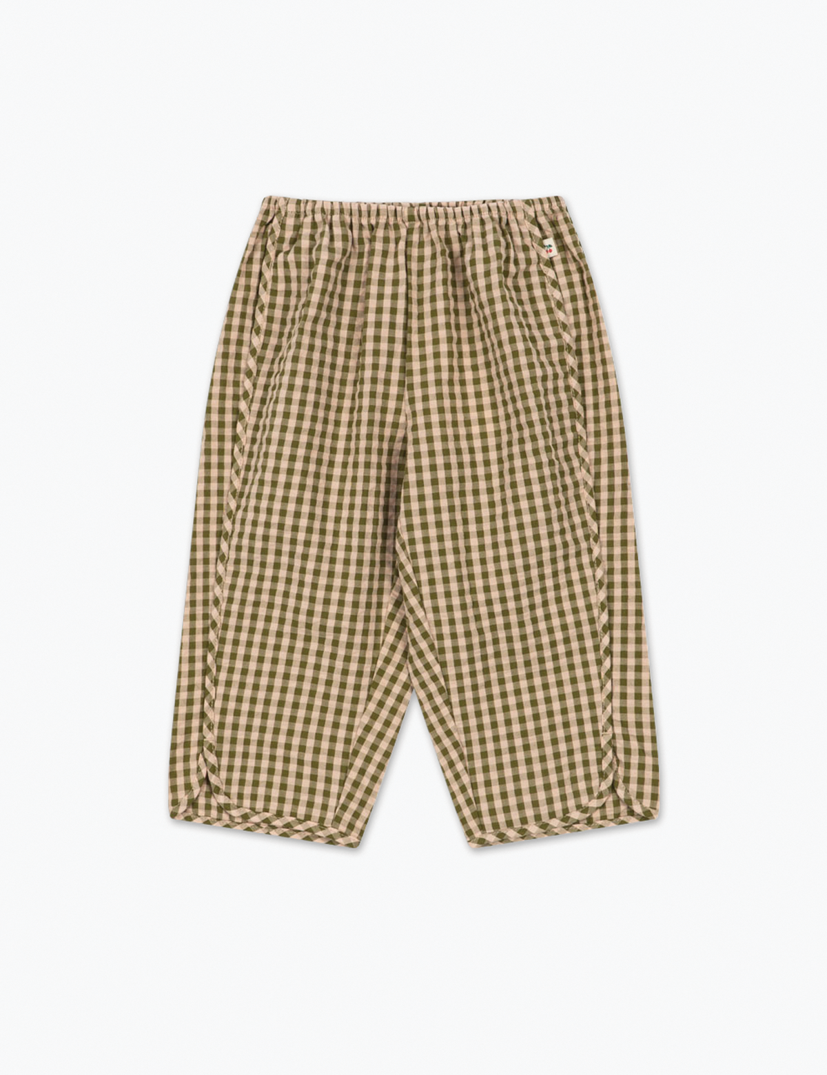 Konges Sløjd Kim Slit Pants - Avocado Check