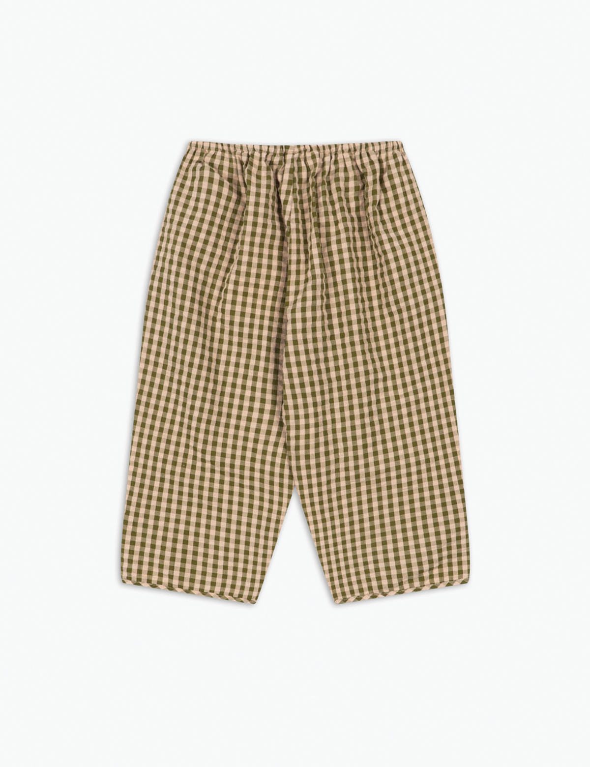 Konges Sløjd Kim Slit Pants - Avocado Check detail view