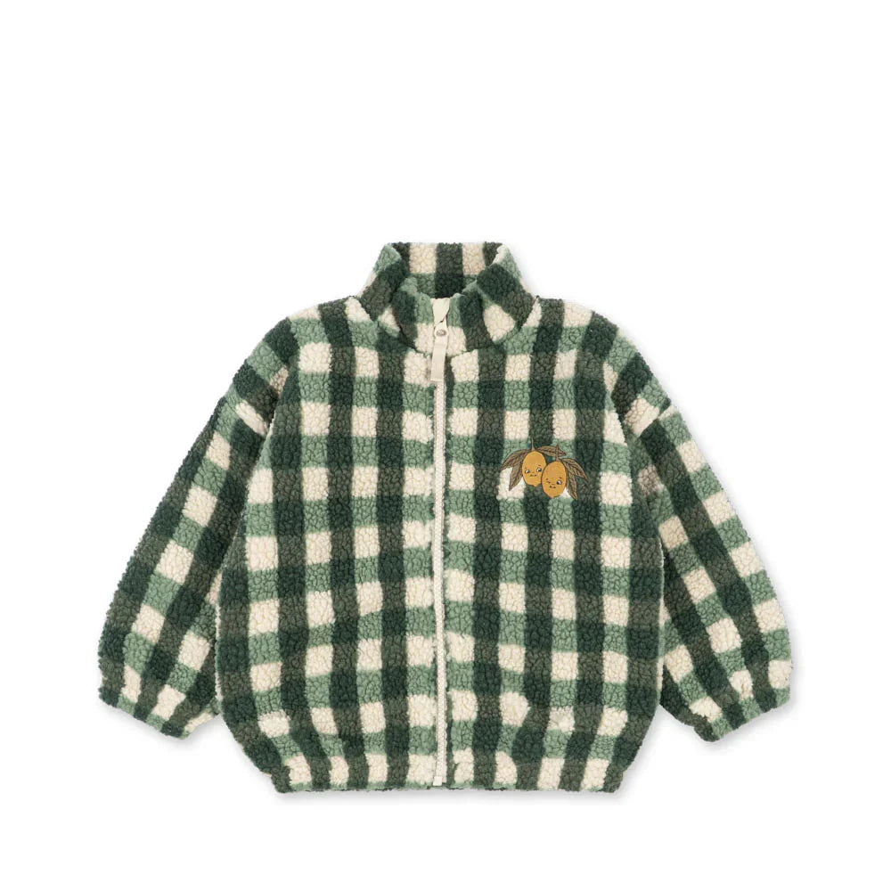 Konges Sløjd Jody Teddy Jacket - Green Check