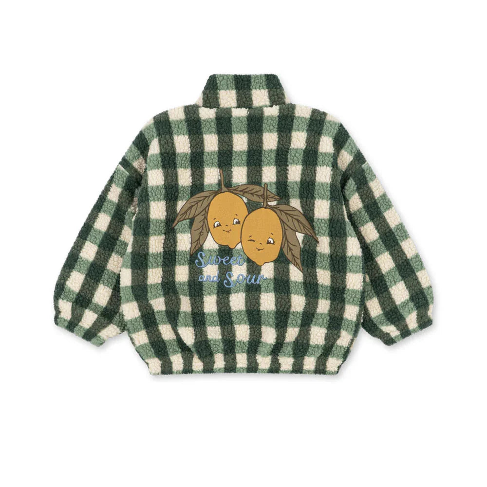 Konges Sløjd Jody Teddy Jacket - Green Check