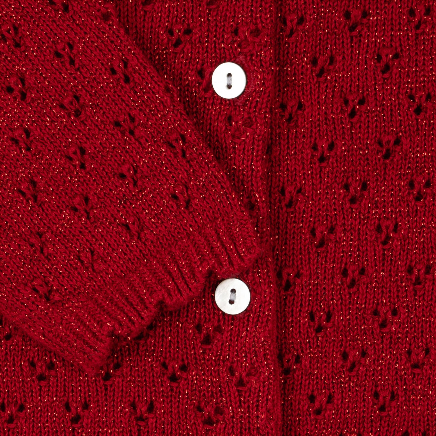 Konges Sløjd Holiday knit cardigan - savy red Konges Sløjd - enjoykidsus