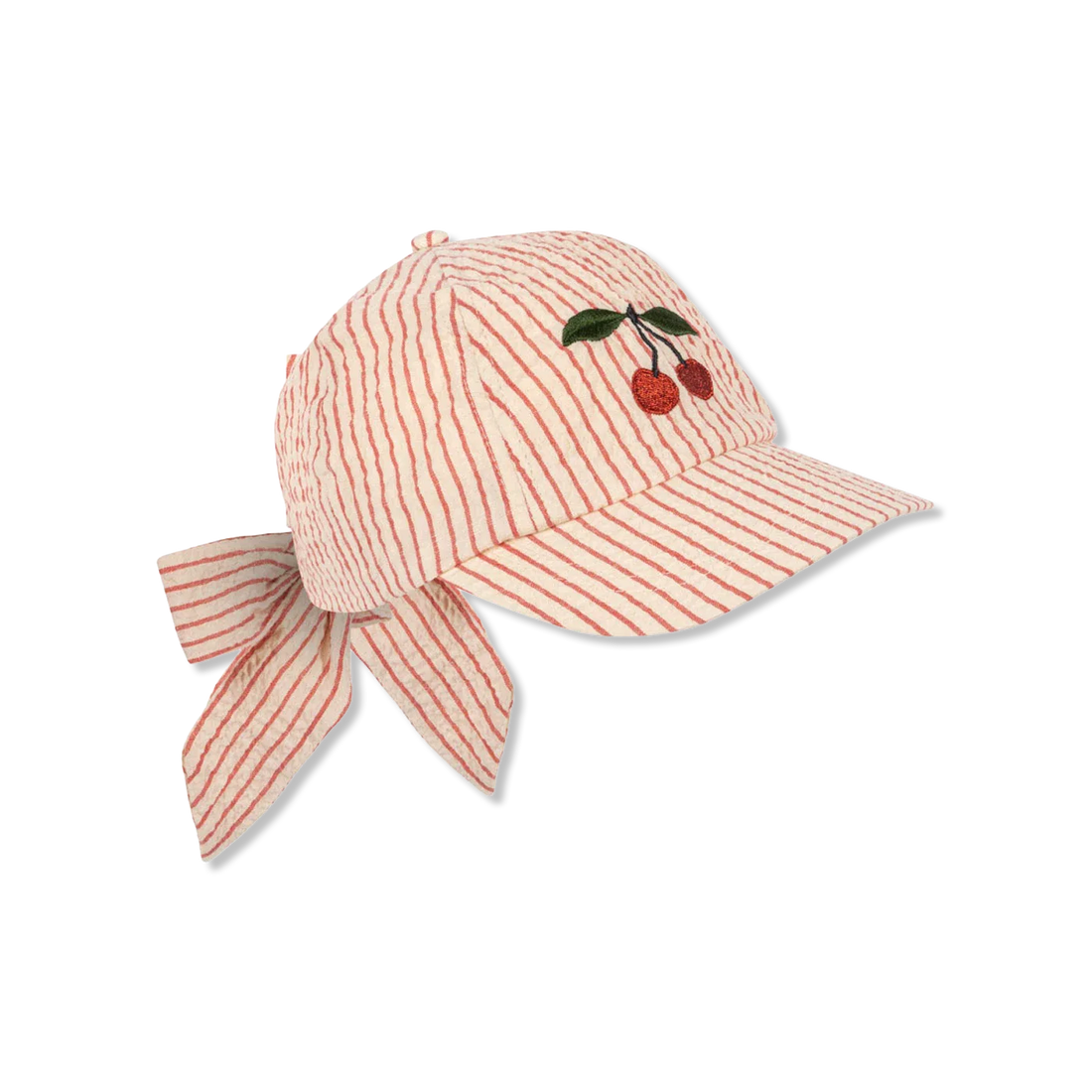 Konges Sløjd Ellie Bow Cap GOTS - Amour Stripe