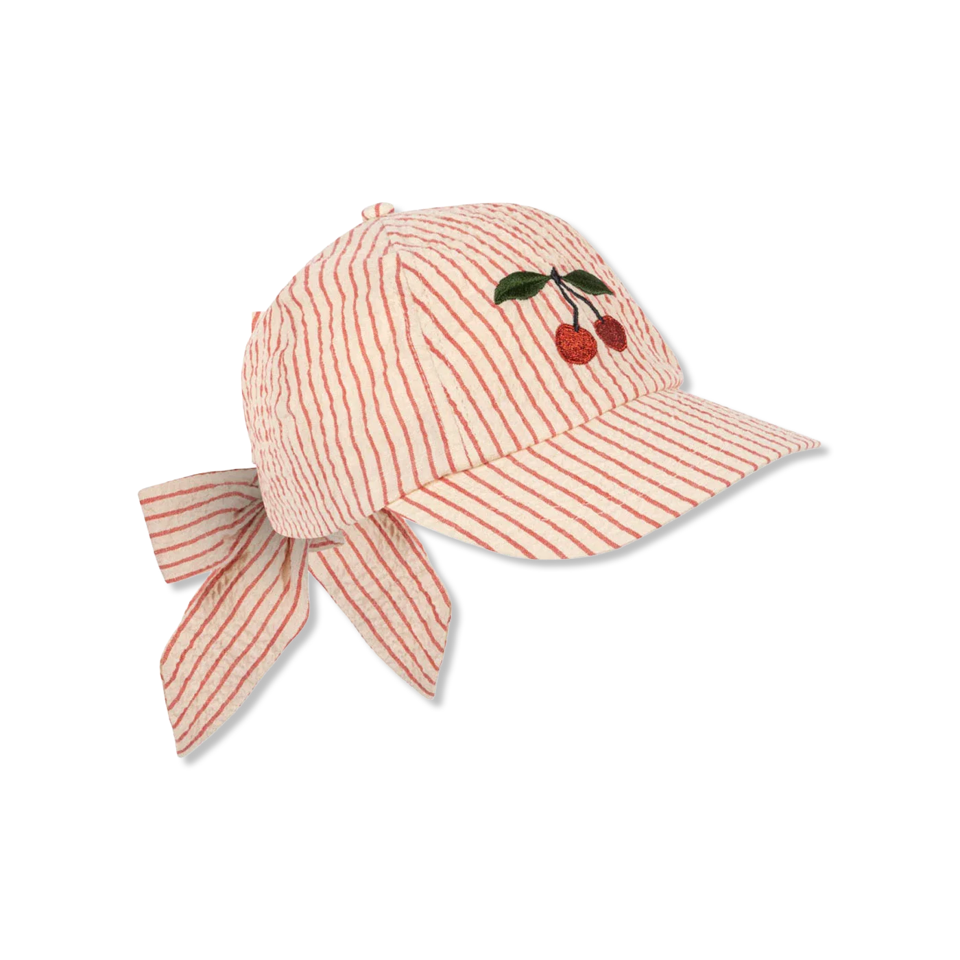 Konges Sløjd Ellie Bow Cap GOTS - Amour Stripe