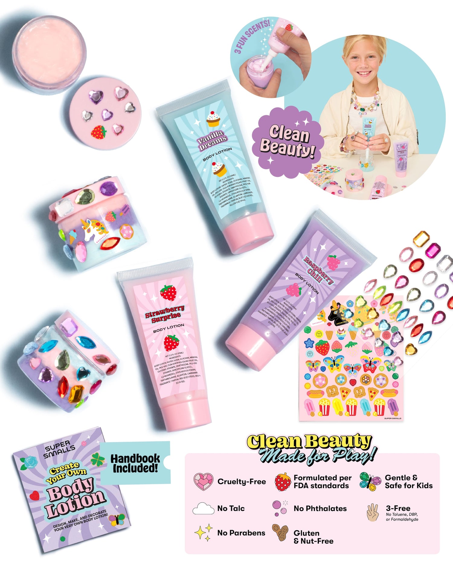 Super Smalls DIY Body Lotion Kit for Kids