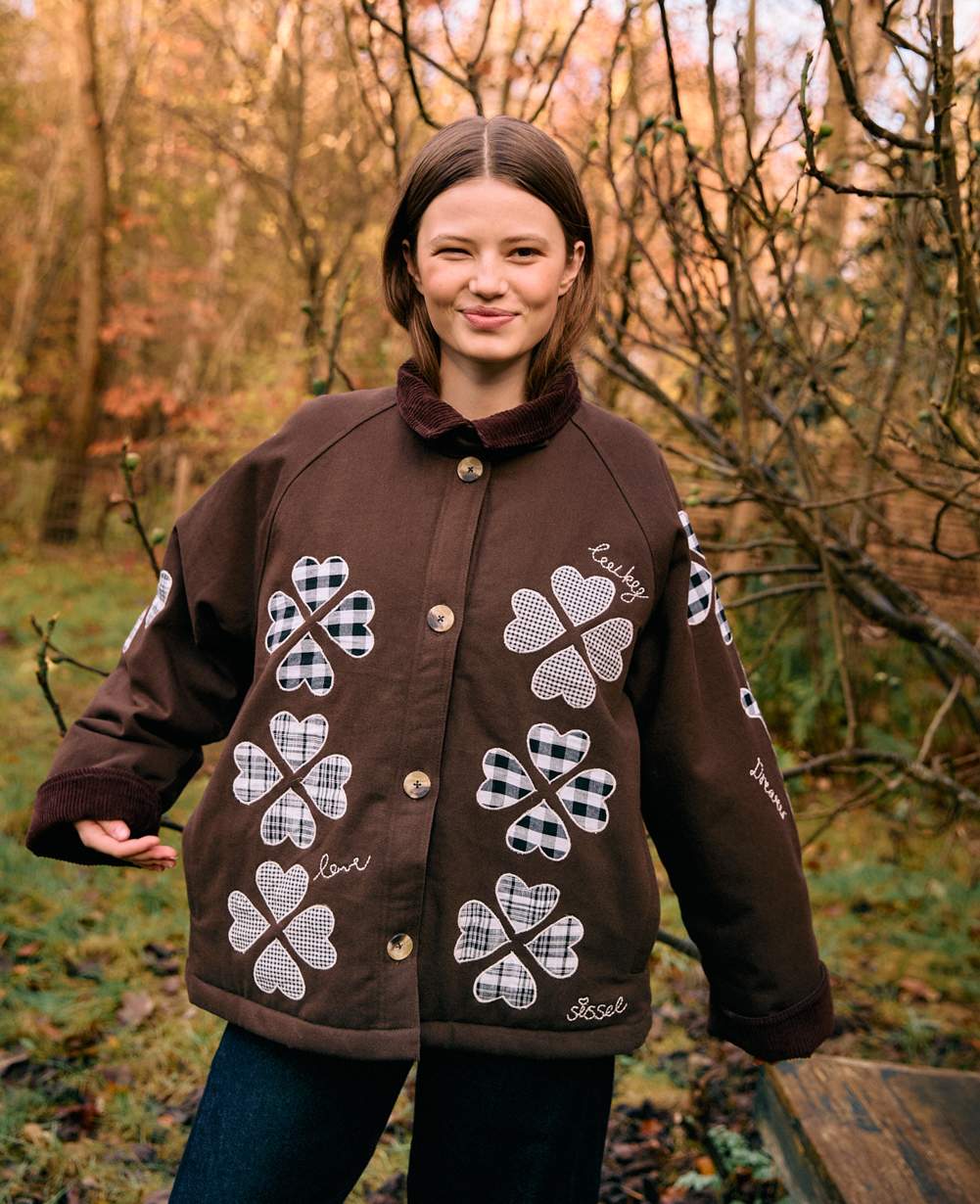 Sissel Edelbo Lillibeth Jacket - Checked Brown