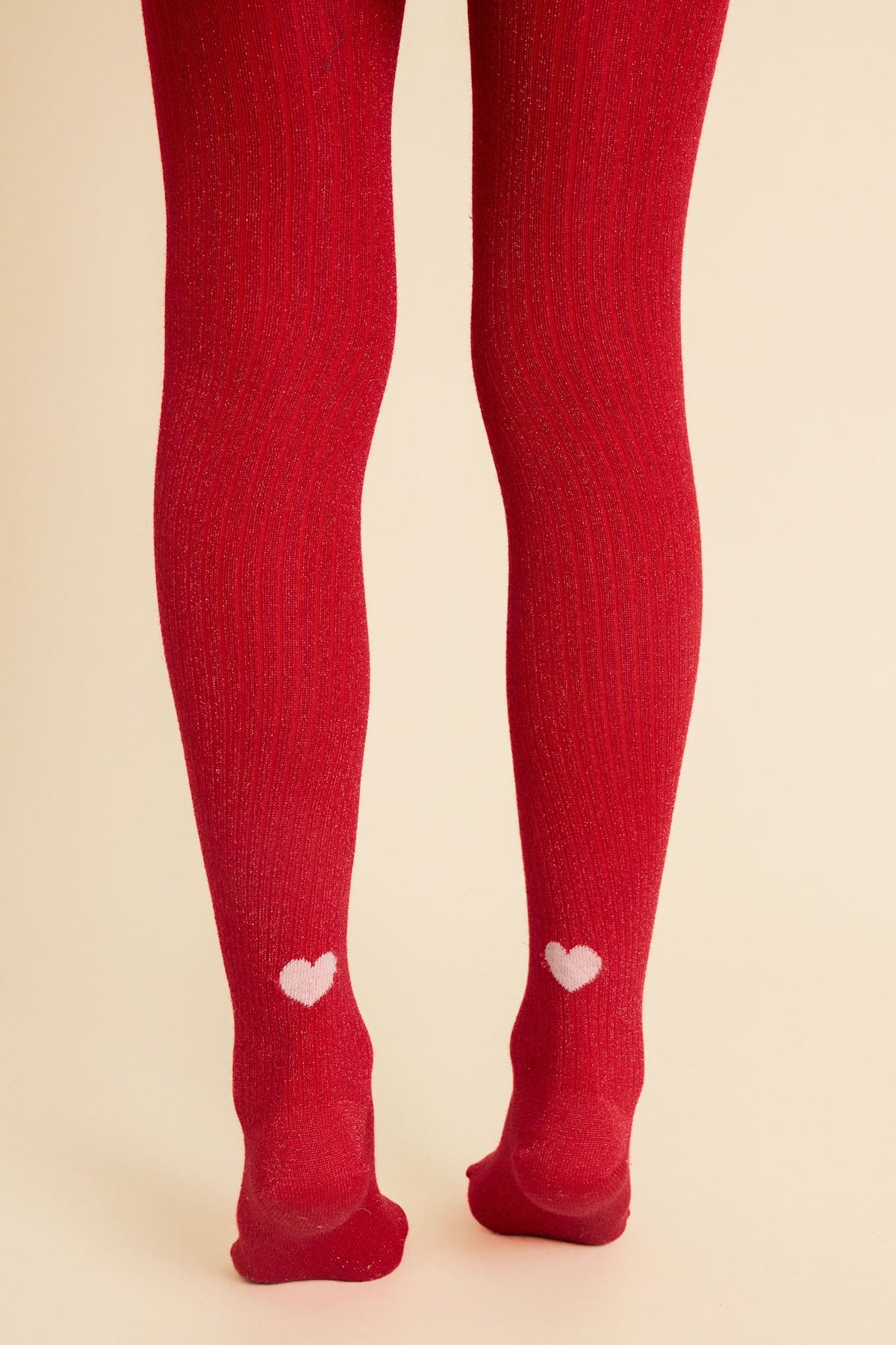 Flöss Vera Tights 2-Pack - Pink-Red Glitter detail