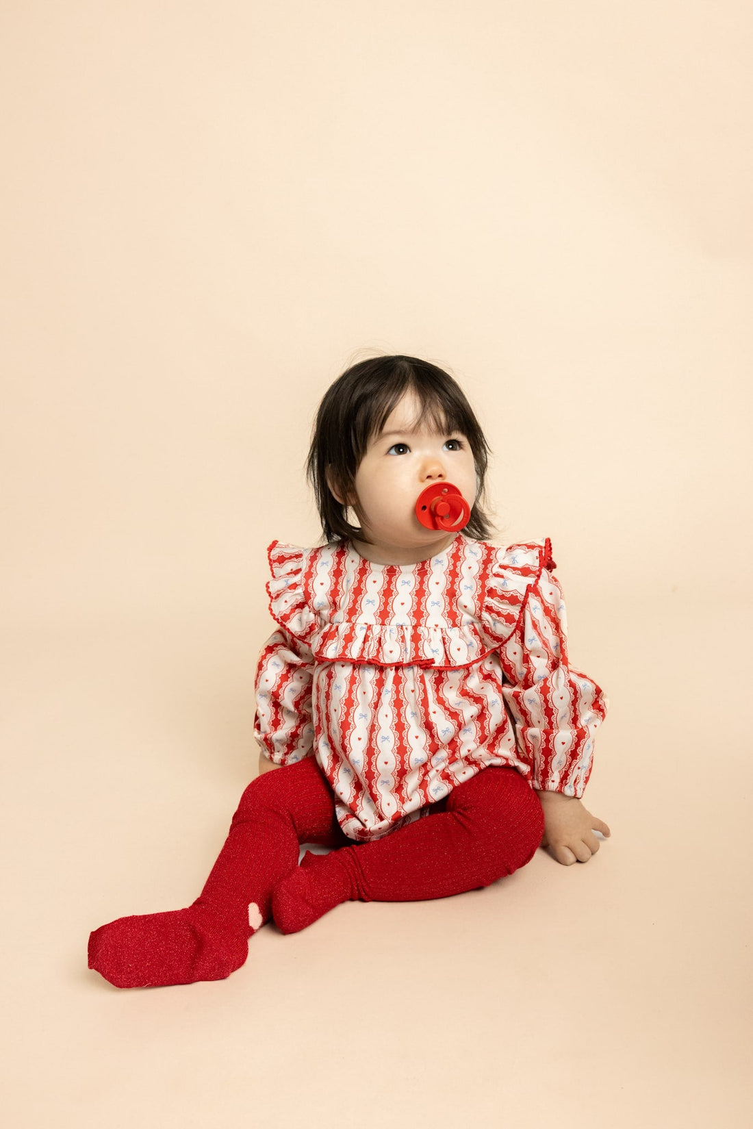 Flöss Joy Romper - Lace Stripe detail