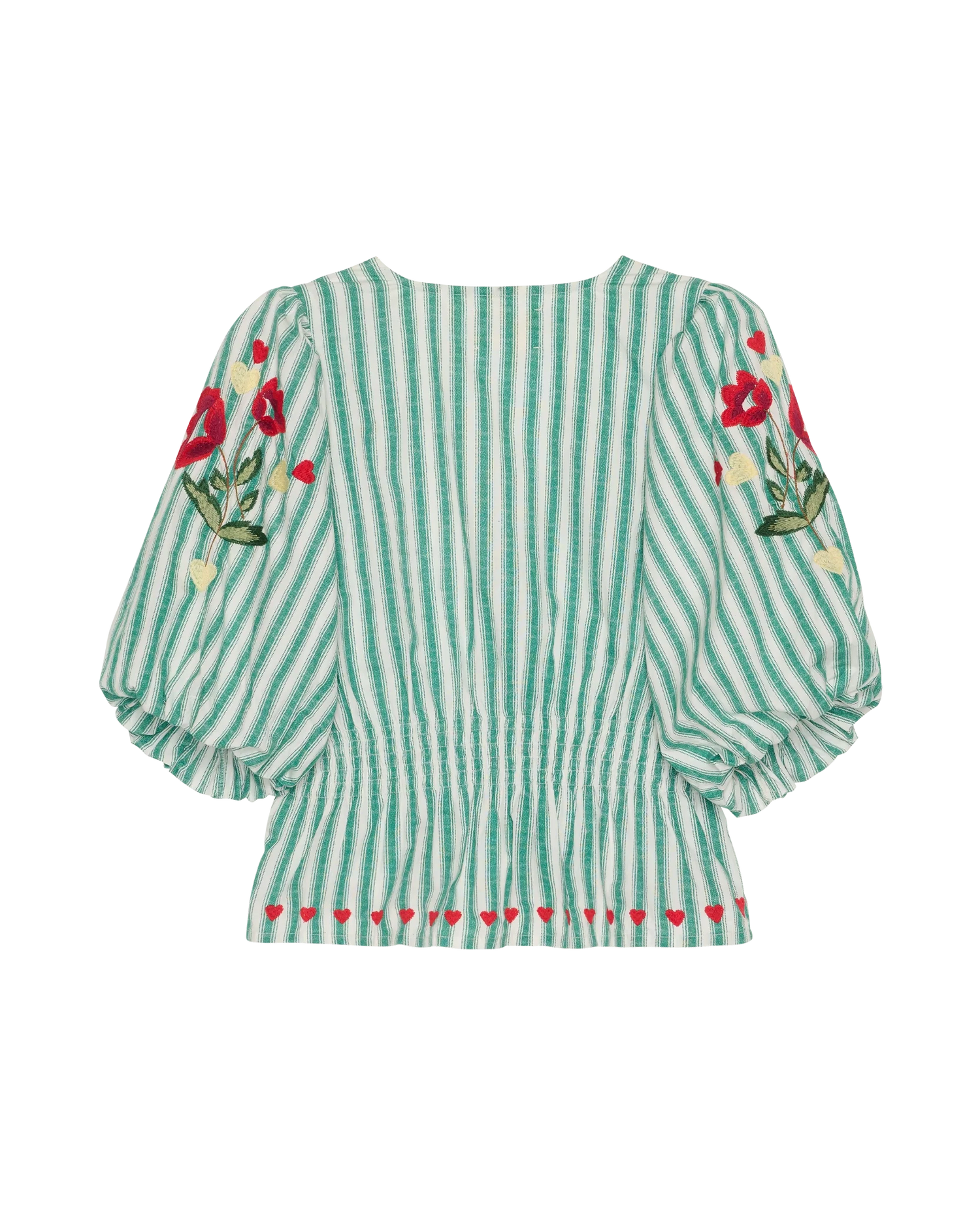 Sissel Edelbo Lotta Shirt - Green Stripes
