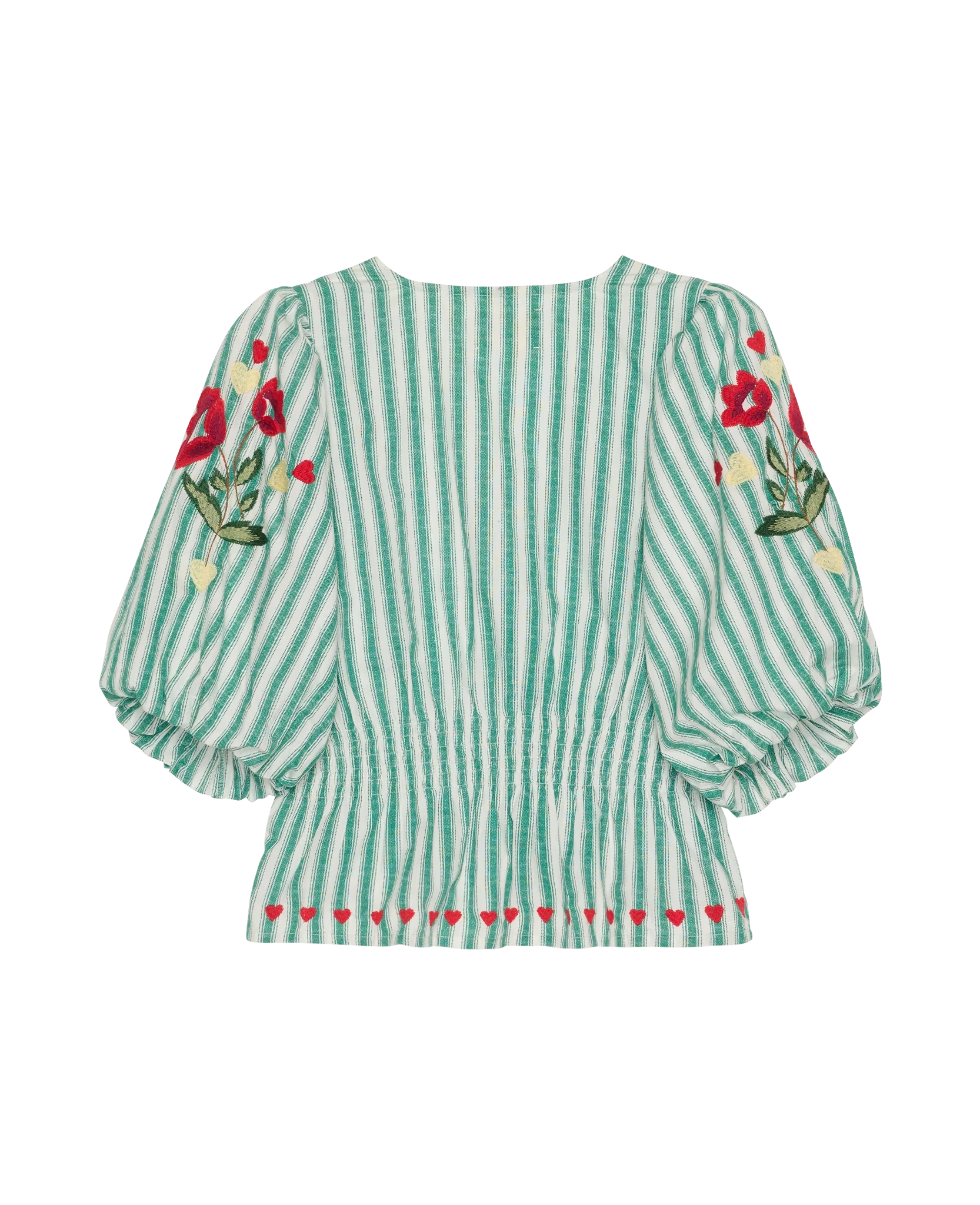 Sissel Edelbo Lotta Shirt - Green Stripes