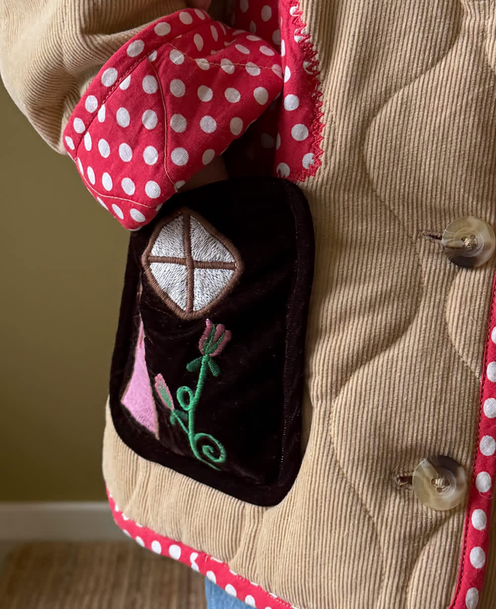Sissel Edelbo Lou MINI Jacket Mushroom Dream front view